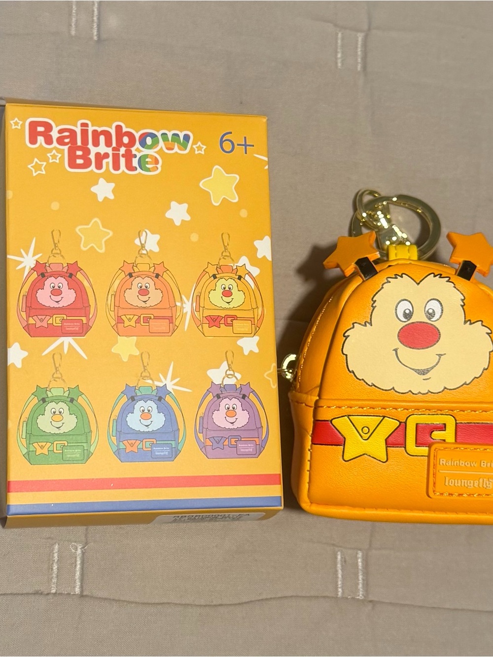 Rainbow Brite Kids Orange Character Keychain Wallet - Rainbow Brite